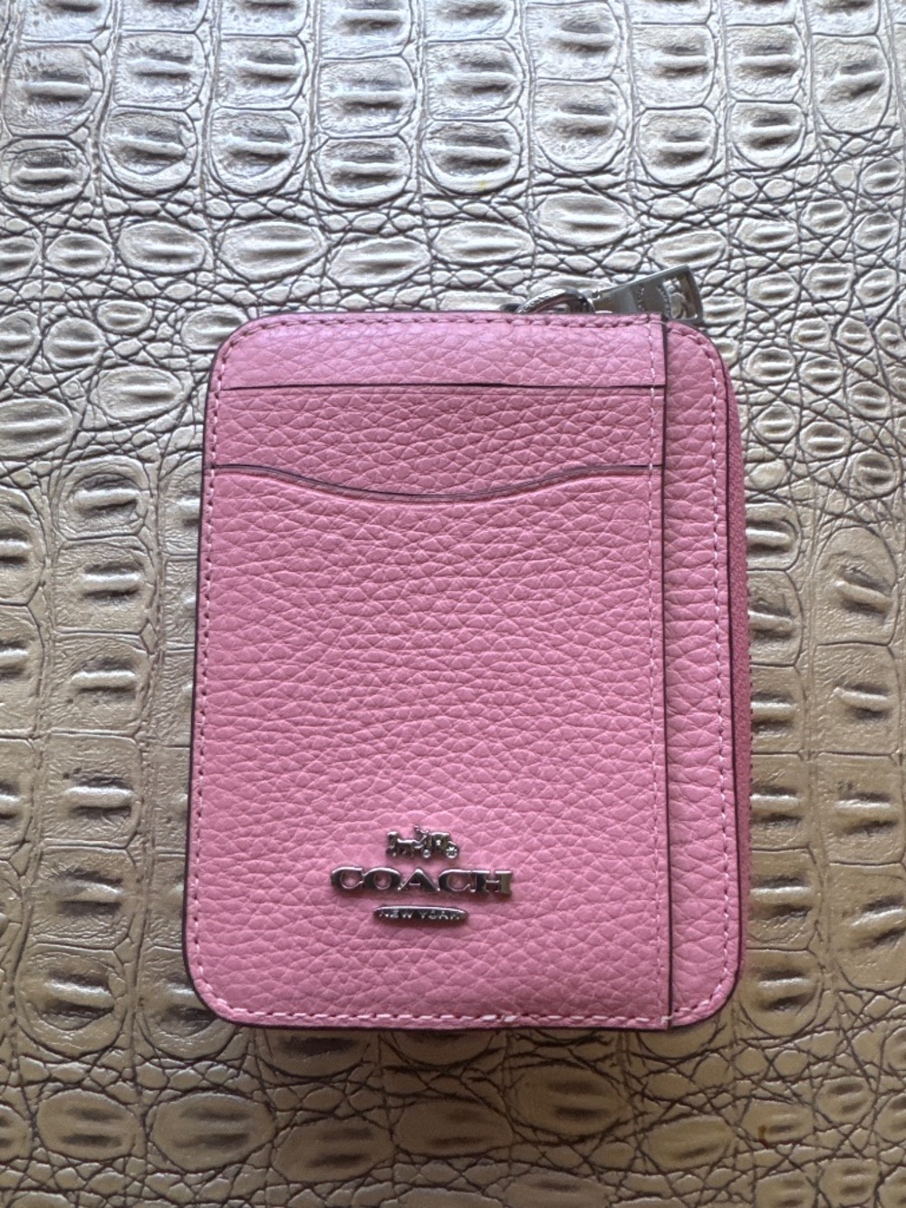 Coach pink wallet